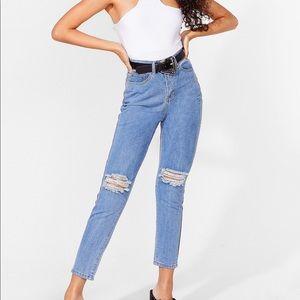 NastyGal high waisted jeans